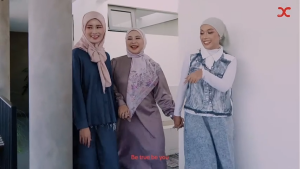 Kerudung/Hijab Premium Satin Silk Motif High Quality