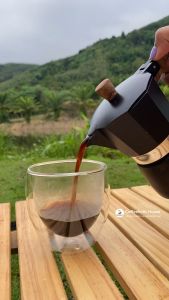 Moka pot set M1 ชุดทำกาแฟสด Moka pot หม้อต้มกาแฟสด กาแฟจากหม้อต้ม