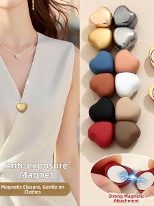 Magnetic Anti-Peep Clothing Clip Shirt Collar Leg Fixation Accessory