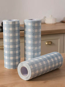 Thickened Disposable Kitchen Towel Oil Absorbing Dishwashing Cloth Lazy Person Mop Cloth Wet And Dry Double Use Wipes