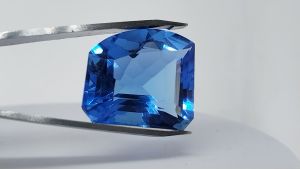 Natural Brazil Blue Topaz 45.0 Cts. Fancy Cut Eye Clean Grade Loose Gemstone