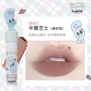 Cute Bunny Collaboration Milk Cake Lip Cream Matte Lip Mud Lip Glaze Korean Style Cosmetics Long Lasting Colorful Lipsticks