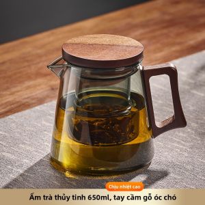 GIANXI | Ấm Trà Thủy Tinh Chịu Nhiệt Có Lọc