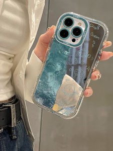 Underwater World Stand Compatible with Apple 17 iPhone 16 pro Max/13 Mirror Cream 12 Women 14 High End XS/15 Full Cover XR Silicone 8 plus Anti-Fall New Model