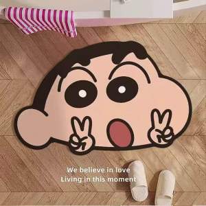 Thảm Trang Trí Phòng Ngủ Hình Nhân Vật Shin / Chống Trượt / Màu Sắc Rực Rỡ /
