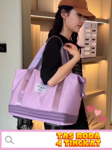 TAS TRAVEL RODA JUMBO 4 TINGKAT / TAS TRAVEL 3 TINGKAT / TRAVEL BAG JUMBO / DUFFEL BAG / DUFFLE BAG / TAS DUFFEL