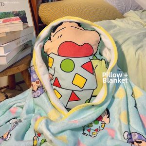 CHUNCAN | Dual-use Cartoon Pillow Blanket for Car and Office