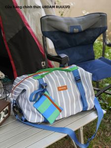 URCDN RDALVO | Striped Lightweight Large Capacity Travel Bag