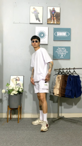 SERVENT - Celana Pendek Cargo Original Terbaru Distro Putih