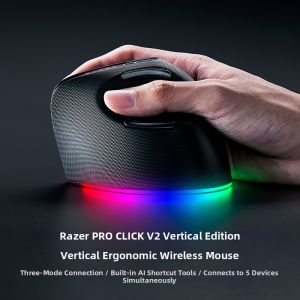 Razer | Pro Click V2 Vertical Edition Vertical AI Wireless Mouse