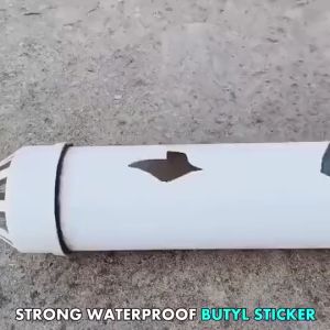 Waterproof Tape Aluminum Foil Butyl  Sealing Butyl Rubber Waterproof Tape Leak-Repairing High Temperature Resistant Material