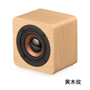 German Burmester Neutral Retro Wood Mini Wireless Bluetooth Speaker Extra Bass Portable Small Speaker