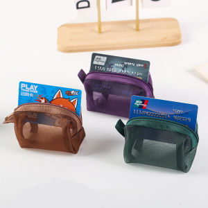 Mini Nylon Coin Purse Key Bag Women Wallets Zipper Waterproof Portable Card Holder Female Girl Handbag Headphone Bag