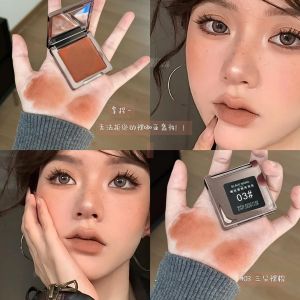 Versatile Nude Brown Lipstick Blush Eyeshadow Lip Mud Easy to Color Long Lasting Asian Feeling Lip Cheek Dual Use Lipstick