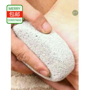 Large Oval Volcanic Foot Stone Scrubbing Board for Dead Skin Removal Bathing Exfoliation Foot Care Tool Set of Two