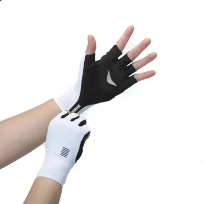 YKYWBIKE Cycling Gloves Men Women Half Finger Outdoors Sports Gloves Summer Road Bike Riding XRD Padding Bicycle Gloves