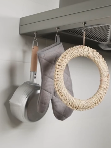 4Pcs Strong Magnetic Hook Hold Up To 34kg 5Pounds Diameter 20mm Magnets Quick Hook No punching required For Home Kitchen