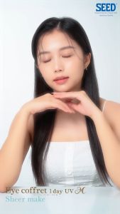 SEED Sheer Make Contact Lenses 1 Day UV Color Lens 7mm/13.1mm - Multicolor Fashion Eyewear 10 Pieces