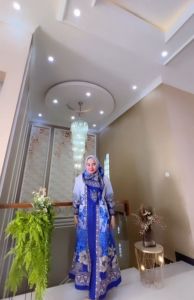 Set Hijab//Dress motif by Zulfa printing