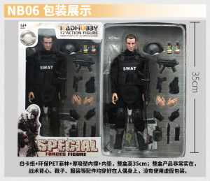 Collection Level More than Artificial Accessories Attacker Special Police 1/6 Small Proportion Activity Soldier Military Model Hand Toy