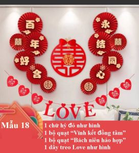 {HÀNG CÓ SẴN Y HÌNH} SET TRANG TRÍ ĐÁM CƯỚI