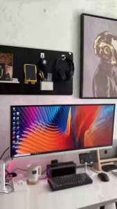 Bảng lỗ Pegboard Dola Home decor bàn làm việc Bảng decor pc gaming để mô hình anime tay cầm chơi game