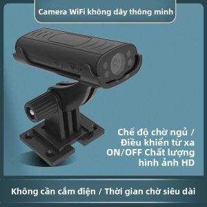 Camera Giám Sát Từ Xa WiFi Không Dây Mini Camera IP An Ninh Gia Đình 720P HD Với Chế Độ Chờ Ngủ Thông Minh Từ Xa Đánh Thức & Tuổi Thọ Pin Dài