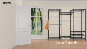 Wardrobe Cabinet Heavy Duty Clothes Organizer Storage Rack Shoe Rack Adjustable Closet Racks Clothes Hanger