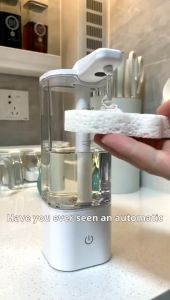 Hand Free 500ml Automatic Soap Dispenser Touchless Sanitizer Dispenser Smart Sensor Liquid Soap Dispenser For Kitchen Bathroom