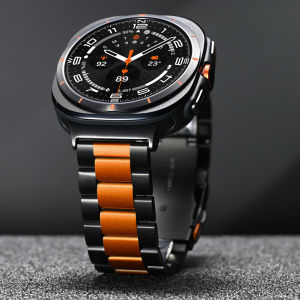 Luxury Bracelet For Samsung Galaxy Watch Ultra 47mm LTE Stainless Steel Strap For Galax Watch Ultra 47mm Business No Gaps Band