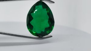 Natural Brazil Green Tourmaline 13.95 Cts. Pear Cut Eye Clean Loose Gemstone