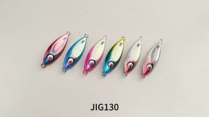 TEASER J130 Long-cast Metal Jig Lure Luminous Bionic Bait Fast-sinking Drifting for Sea Fishing Slow-jig Lead Fish Bait