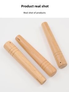 Japanese Yukihira Pan Pan Handle Soup Pot Cooking Noodles Small Milk Boiling Pot Replacement Wooden Handle Japanese Stainless Steel Yoshikawa Milk Pot Handle