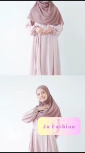 GAMIS POLOS WANITA TERBARU / GAMIS CRINKLE AIRFLOW PREMIUM / GAMIS BUSUI FRENDLY BASIC DRESS