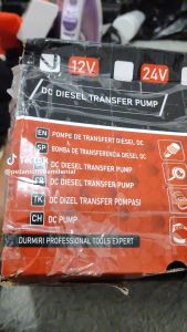 KING Pompa Diesel Pump Oil Fuel Transfer Liquid Copper 12V 380W Cairan Oil Transfer Oil Pompa Minyak