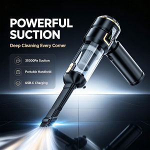 Strong Suction Cordless Mini Handheld Car Vacuum Cleaner Portable Wireless Auto Home Cleaning Vacuum