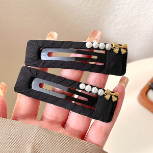 Womens Hair Accessories Side Clips Fringe BB Clips Back of Head Hair Decorations Alloy Silver Gold Fresh out Korean Style