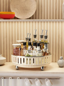 AMU·PIGGY | Rotating Kitchen Spice Organizer