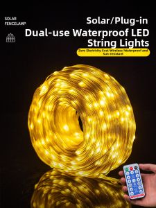 ANQIYUE | Waterproof Solar LED String Lights for Outdoor Decor