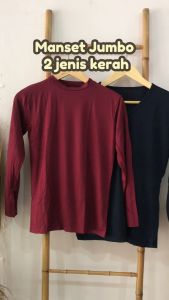 Ezpata Atasan Wanita Muslimah Baju Kaos Polos Daleman Manset Lengan Panjang Bahan Spandeks Adem dan Melar