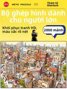 Heye | Bộ Đồ Chơi Ghép Hình Sherlock Nâng Cao 2000 Miếng