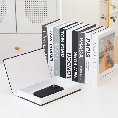 Openable Fake Book Simulation Bookshelf Decoration Mobile Phone Storage Box Private Money Hidden Compartment Decorative Prop