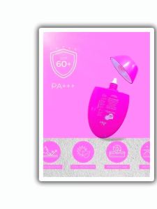 Belle Glow Premium Sunshield Gel Cream SPF60 Sunscreen for Sensitive Skin Broad-Spectrum UVA&UVB Protection Brightens Skin Tone Prevents Skin Aging
