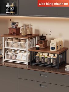 Multi-functional Drawer Style Table Organizer Shelf