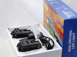 2PCS Motorcycle Switch Upgraded Devils Eye 20 watt LED Spotlight Set with Switch