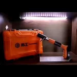 Manual Rivet Gun with 50 Nails - Adjustable Nail Shooter for Ceiling Concrete Metal & Wall (Tufting & Construction Use)