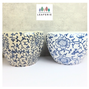 The Leaferie Aveline Big Plant pot Ceramic Flowerpot Planter Flower pot