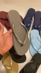 Dép đi biển xỏ ngón trơn D111🔥FREESHIP🔥Dép tông kẹp nữ mũi tròn đi mưa đi biển siêu bền Maipy (8 màu)