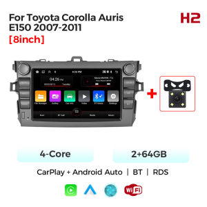 MEKEDE Android OS 64GB Car Radio For Toyota Corolla Auris E140/150 2007-2011 Carplay Central Multimedia Intelligent audio system