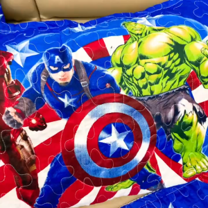 Avenger  - [Pillowcase only] 2PCS Premium Character Printed No Faded Pillowcases - Queen-18"x28"inch